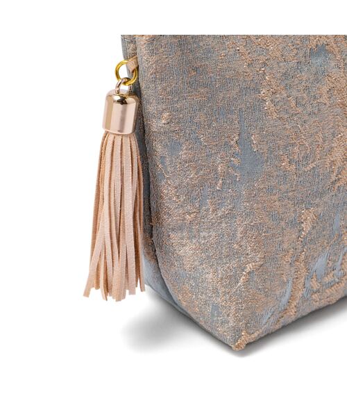 Francfranc（フランフラン） ポーチ ゴールドマチエール ポーチ L