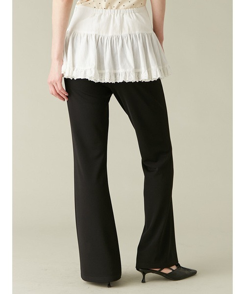 LILY BROWN（リリーブラウン） パンツ レイヤードフレアパンツ