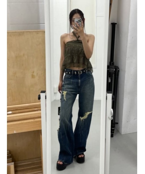 HALTER NECK SOFT トップス　ラグアジェム LAGUA GEM（ラグアジェム） HALTER NECK SOFT トップス レディース