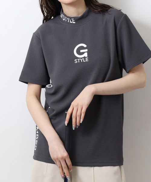 FUNALIVE（ファンアライブ） tシャツ ドライ モックネック ロゴ 半袖T