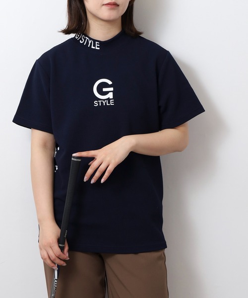 FUNALIVE（ファンアライブ） tシャツ ドライ モックネック ロゴ 半袖T