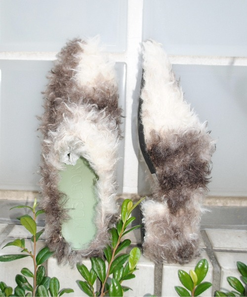 musubore fur mule / ムスボレ ファーミュール　Mサイズ musubore パンプス pointed toe fur mule / ポインテッドトゥ