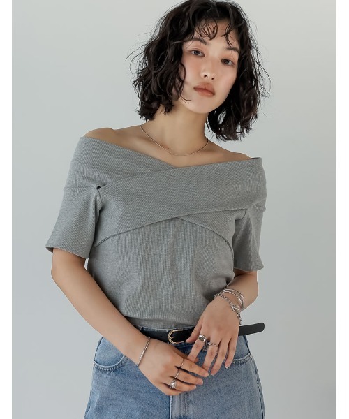 Re:EDIT（リエディ） tシャツ 「2025 SUMMER COLLECTION」2WAYリブ