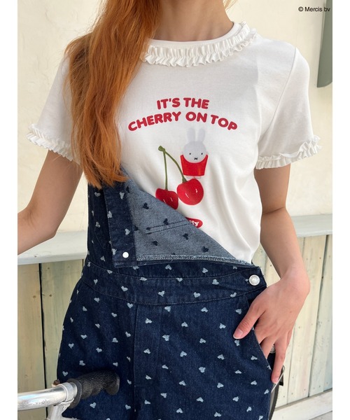 tシャツ 「miffy」Cherry TEE レディース