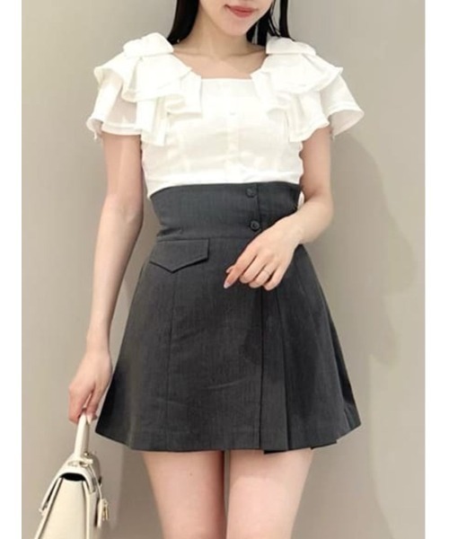 SNIDEL プリーツスカショーパン SNIDEL（スナイデル）の「プリーツスカショーパン（その他パンツ