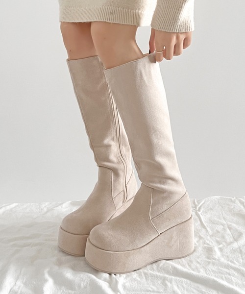 Shoes in Closet（シュークロ） ブーツ 「#防菌」 厚底