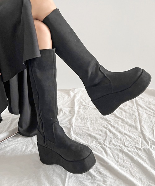Shoes in Closet（シュークロ） ブーツ 「#防菌」 厚底
