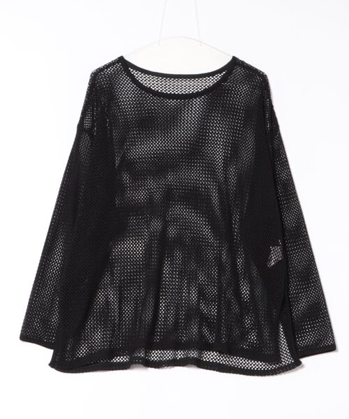 ブラウス シャツ 「sifflement」メッシュシアーPO レディース