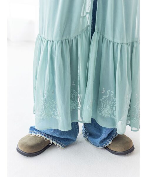 Ungrid（アングリッド） ワンピース フリルデザインエンブロイダリー