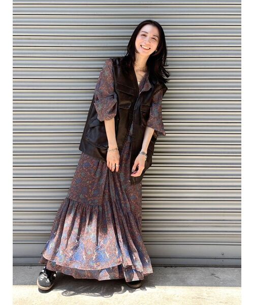 Ungrid（アングリッド） ワンピース フリルデザインエンブロイダリー