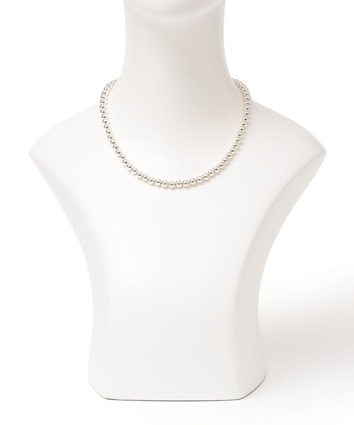 Manama ナバホパール 6mm 50cm Indian Jewelry ネックレス INDIAN JEWELRY:ナバホ パール