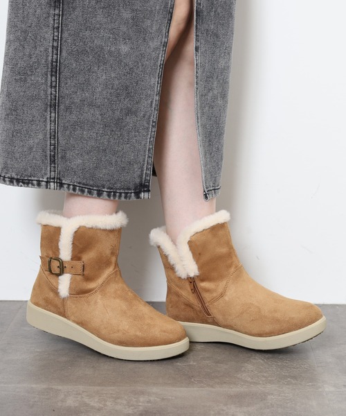 FUNALIVE（ファンアライブ） ブーツ NZソール幅広6Eゆったり設計ファー