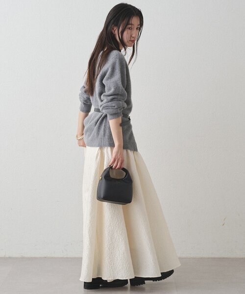 Loungedress ニット セーター FURウール2WAYニットカーデ