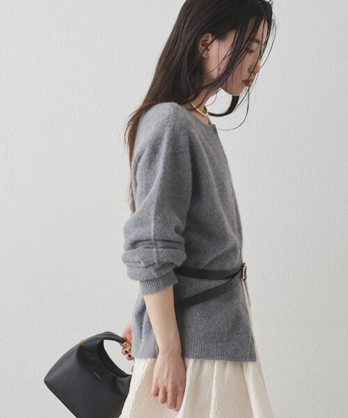 Loungedress ニット セーター FURウール2WAYニットカーデ