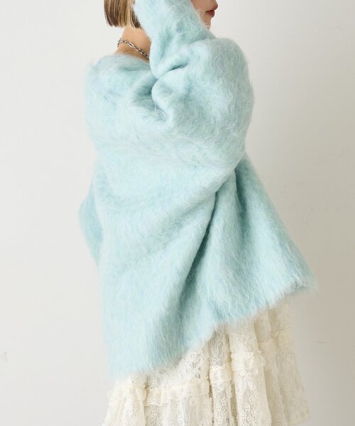 w closet（ダブルクローゼット） カーディガン 「25AW」MIXシャギーBIG