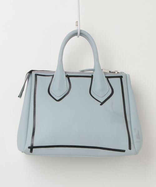 「GIANNI CHIARINI」 ハンドバッグ - ブルー レディース_画像2