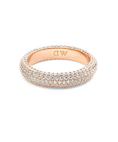 指輪 リング Pave Ring 5MM ローズゴールド／ゴールド／シルバー レディース メンズの画像