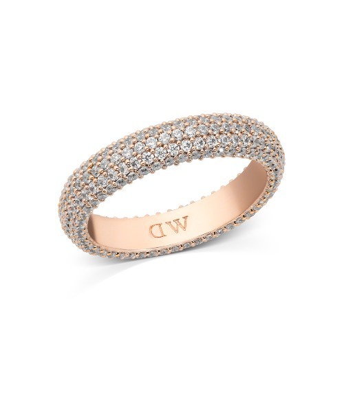 指輪 リング Pave Ring 5MM ローズゴールド／ゴールド／シルバー レディース メンズの画像