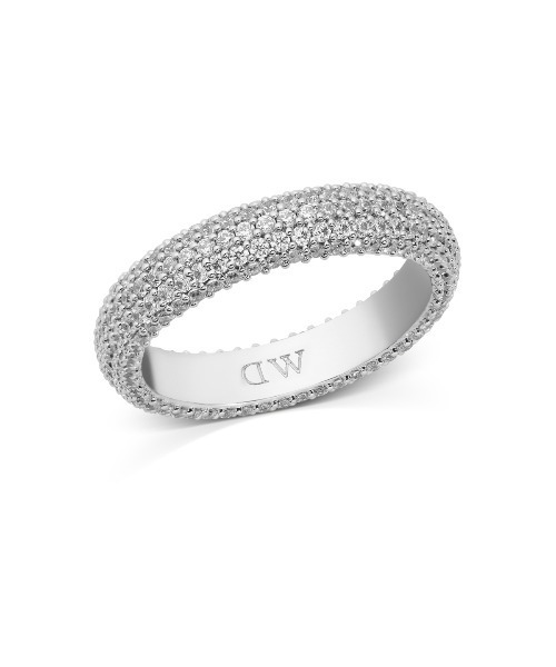 指輪 リング Pave Ring 5MM ローズゴールド／ゴールド／シルバー レディース メンズの画像