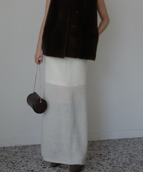 Ｈ サイズ1 アニュアンス スカート anuans（アニュアンス） スカート モヘアナロースカート : ZOZOTOWN