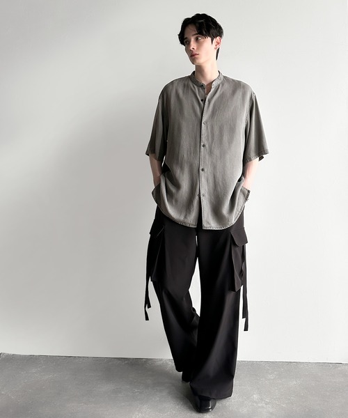「Classical Origin」 半袖シャツ LARGE グレー メンズ_画像4