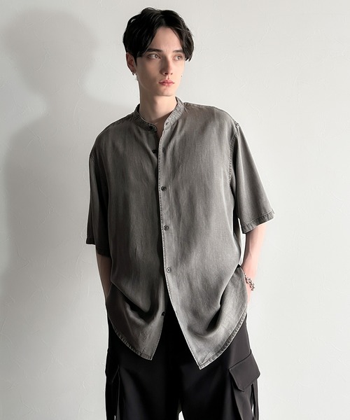 「Classical Origin」 半袖シャツ LARGE グレー メンズ_画像5