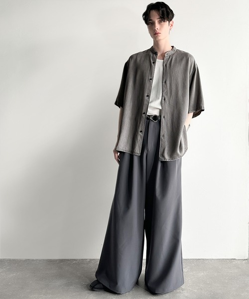 「Classical Origin」 半袖シャツ LARGE グレー メンズ_画像6
