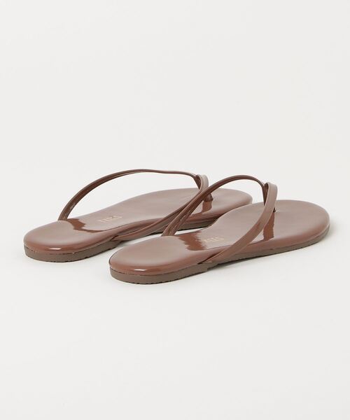 「TKEES」 フラットサンダル US7 ブラウン系その他7 レディース_画像2