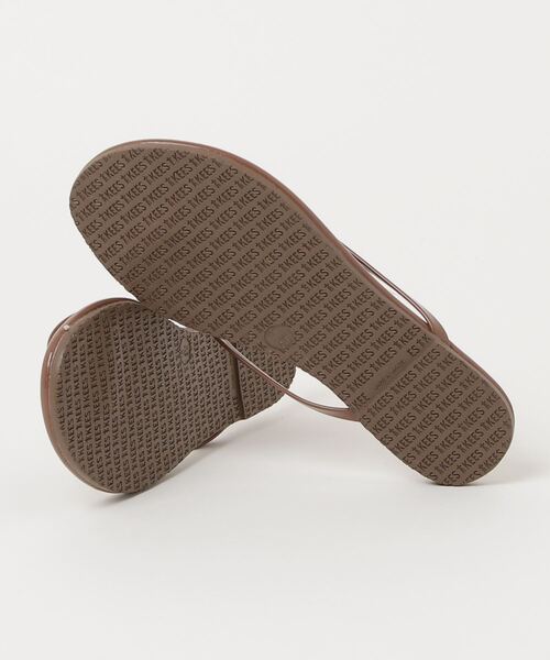 「TKEES」 フラットサンダル US7 ブラウン系その他7 レディース_画像3