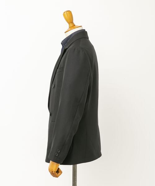 【BLUE GRAY】LIFE STYLE TAILOR ウールライクツイルコンフォータブル Wジャケット URBAN RESEARCH DOORS｜LIFE STYLE TAILOR ウールライクツイル