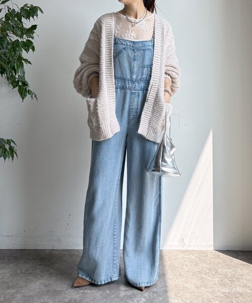 DouDou（ドゥドゥ） カーディガン ケーブルニットカーディガン