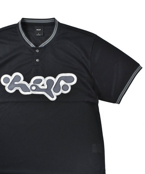 HUF（ハフ） ヘンリーネック tシャツ 「C-HUF」「HUF/ハフ」HALFTIME