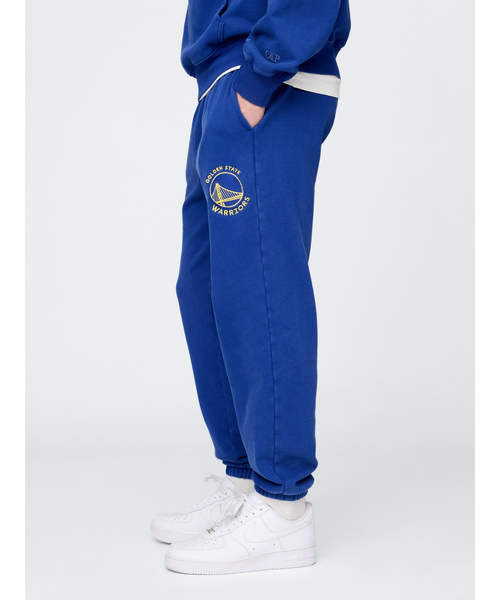 NBA ゴールデンステート・ウォリアーズ スウェットパンツ　ネイビー GAP（ギャップ） スウェットパンツ ジャージ NBA ゴールデンステイト