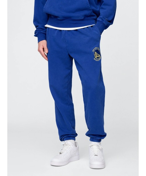 NBA ゴールデンステート・ウォリアーズ スウェットパンツ　ネイビー GAP（ギャップ） スウェットパンツ ジャージ NBA ゴールデンステイト