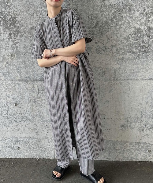 select MOCA by son」 半袖ワンピース FREE ブラウン レディース