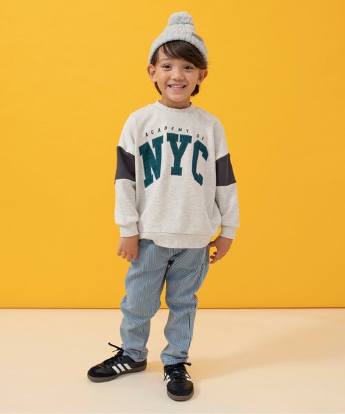 BREEZE トレーナー 「ジュニア対応」切替ロゴトレーナー(セットアップ