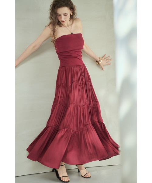 Estella.K ワンピース Melinda Dress ランダムティアードベアドレス