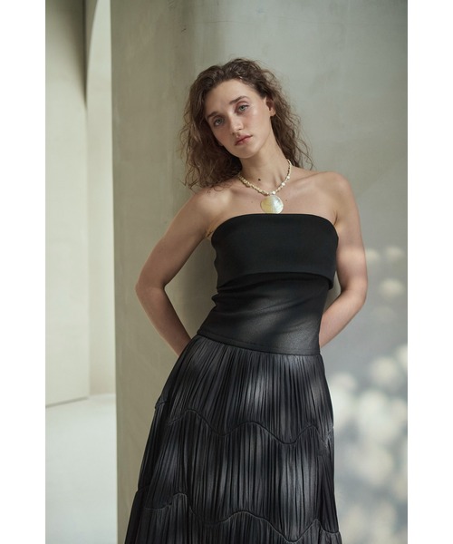 【美品】Estela.K ドレス Estella.K ワンピース Melinda Dress ランダムティアードベアドレス