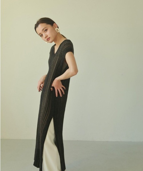 TODAYFUL 「TODAYFUL」 ニットワンピース 36inch ベージュ レディース