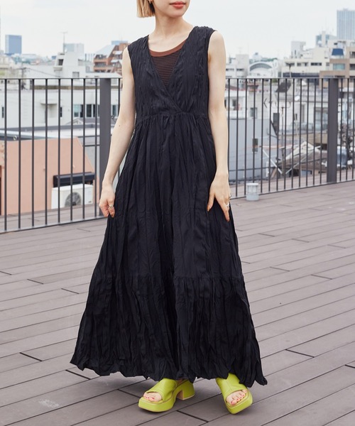 w closet（ダブルクローゼット） サロペットスカート FREE ホワイト