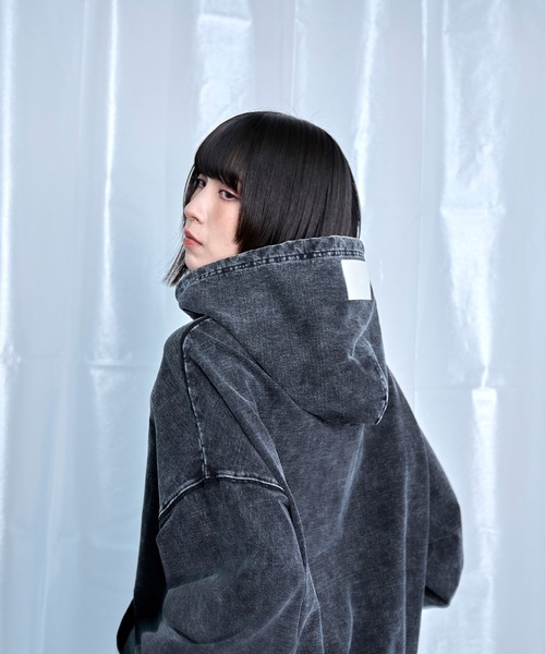 tシャツ 「Nora Lily」Denim-Look Pullover Sweat Hoodie メンズ レディース | Nora Lily | 11