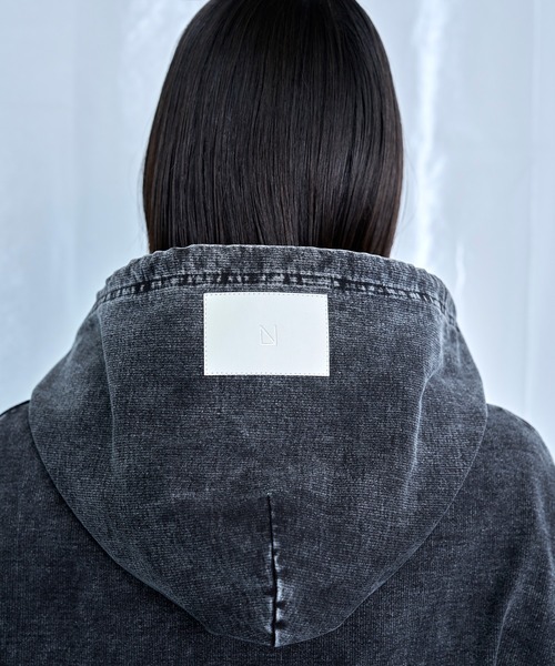 tシャツ 「Nora Lily」Denim-Look Pullover Sweat Hoodie メンズ レディース | Nora Lily | 12