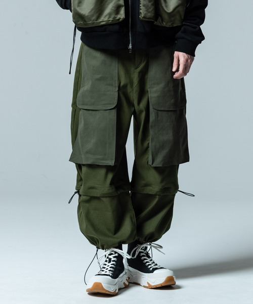 glamb（グラム） カーゴパンツ L カーキ メンズ : ZOZOTOWN Yahoo!店