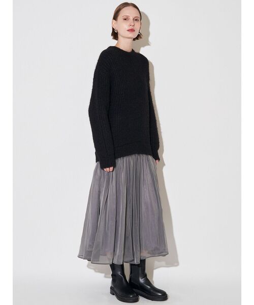 ELENDEEK（エレンディーク） ワンピース ブラッシュヤーンニット