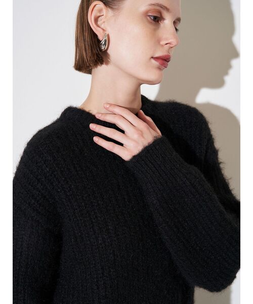 ELENDEEK（エレンディーク） ワンピース ブラッシュヤーンニット