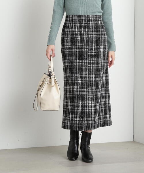 「N.（N. Natural Beauty Basic）」 ロングスカート MEDIUM グレー レディース_画像3