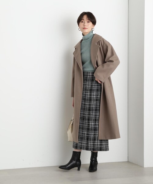 「N.（N. Natural Beauty Basic）」 ロングスカート MEDIUM グレー レディース_画像4