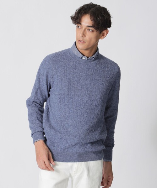 PAUL STUART（ポールスチュアート） セーター ニット メランジケーブル