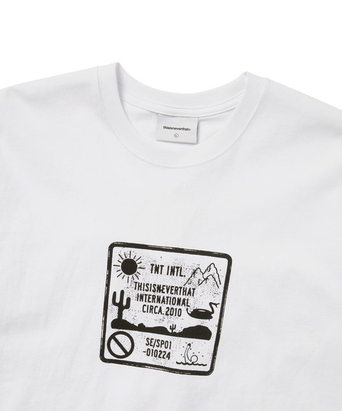 「thisisneverthat」 半袖Tシャツ L ホワイト メンズ_画像2