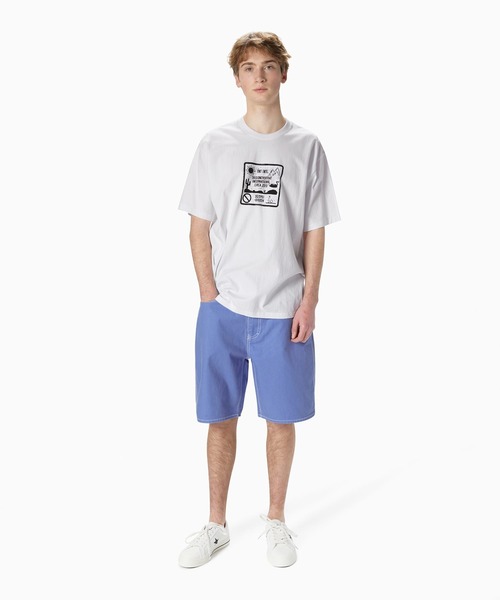 「thisisneverthat」 半袖Tシャツ L ホワイト メンズ_画像4